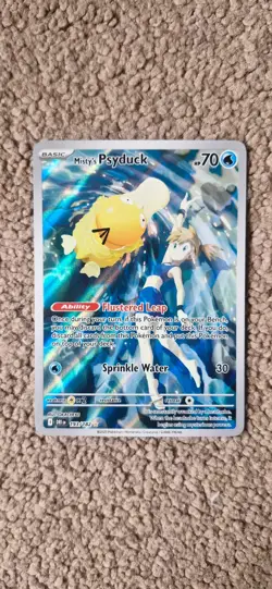 Pokemon TCG Misty's Psyduck Destined Rivals 193/182 Illustration Rare NM - Image 1