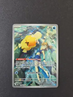 Pokemon TCG - Misty's Psyduck Destined Rivals 193/182 - Illustration Rare NM - Image 1