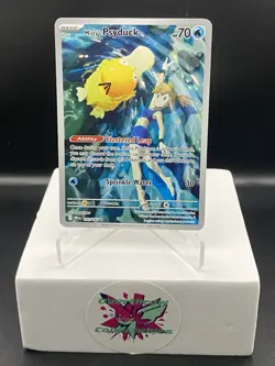 Pokemon TCG Misty's Psyduck Destined Rivals 193/182 Illustration Rare NM - Image 1