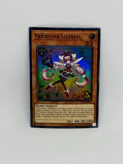 Yugioh Card Trickstar Lilybell OP06-EN012 SUPER RARE - NM - Image 1