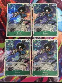 PLAYSET Brook OP15-032 SR Adventure on Kami's Island One Piece TCG NM - Image 1