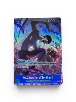 Mr.2.Bon.Kurei(Bentham) Alternate Art OP16-055 The Time of Battle Foil One Piece - Image 1