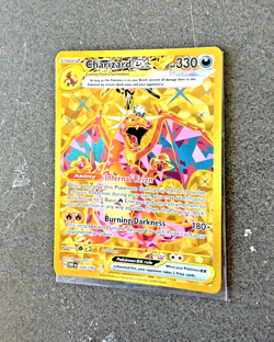 Charizard ex 228/197 Gold Hyper Rare Pack Fresh NM — Obsidian Flames OBF Pokemon - Image 2