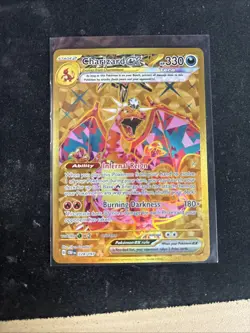 Pokemon TCG Charizard EX Hyper Rare Gold Obsidian Flames 228/197 NM - Image 1