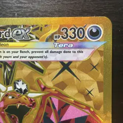 Charizard ex 228/197 Gold Full Art Hyper Rare Obsidian Flames NM Mint Pokemon - Image 2