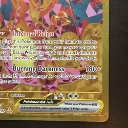 Charizard ex 228/197 Gold Full Art Hyper Rare Obsidian Flames NM Mint Pokemon - Image 3