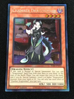 Yugioh Chamber Dragonmaid RA04-EN032 1st Collectors (NM) - Image 1