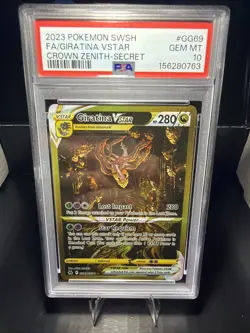 PSA 10 Giratina VSTAR (Secret) Gg69/Gg70 Swsh: Crown Zenith: Galarian Gallery - Image 1