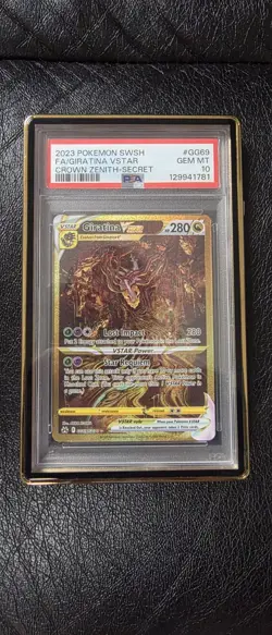 Giratina Vstar GG69/GG70 PSA 10 - Crown Zenith: Galarian Gallery, Case Included - Image 1