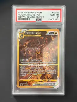 Pokemon Giratina VSTAR #GG69/GG70 Crown Zenith: Galarian Gallery PSA 10 GEM MINT - Image 1