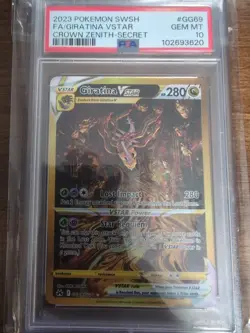 Giratina VSTAR GG69/GG70 Secret Rare Crown Zenith: Galarian Gallery PSA 10 - Image 1