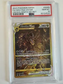 Giratina VSTAR (Secret) PSA 10 GG69/GG70 Crown Zenith: Galarian Gallery - Image 3