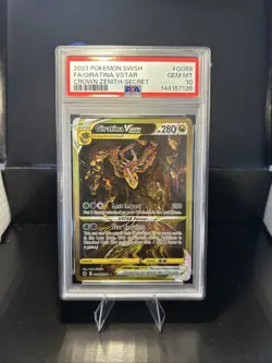 PSA 10 Giratina VSTAR (Secret) Gg69/Gg70 Crown Zenith: Galarian Gallery Holo - Image 1