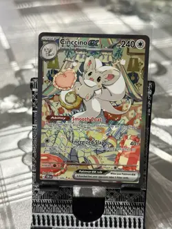 Pokemon Cinccino ex 119/086 Mega Evolution Chaos Rising SIR 🤩 PACK FRESH NM 🤩 - Image 1