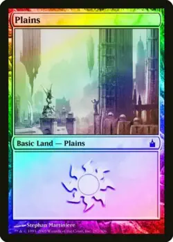 Plains 287 FOIL Ravnica City of Guilds Played MTG Magic DNA GAMES - Image 1