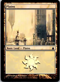 Magic the Gathering Plains #287 Ravnica: City of Guilds Foil MTG Free Shipping! - Image 1