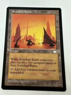 Scorched Ruins - Weatherlight - MTG - Magic the Gathering - Image 1