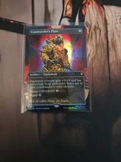 Commanders Plate TMNT Foil Magic MTG - Image 1