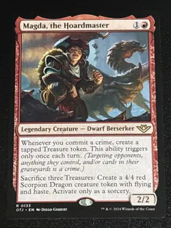 MTG Outlaws of Thunder Junction Magda, the Hoardmaster 0133 Rare - Image 1