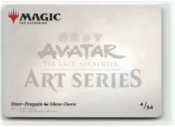 Otter-Penguin Art Card 4/54 Avatar: The Last Airbender MTG NM - Image 2