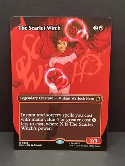 The Scarlet Witch 0368 MtG Marvel Superheroes MSH Rare Regular Borderless - Image 1