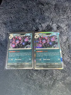 Pokemon TCG Hydreigon Scarlet & Violet Paldea Evolved 140/193 Reverse Holo USPS - Image 3