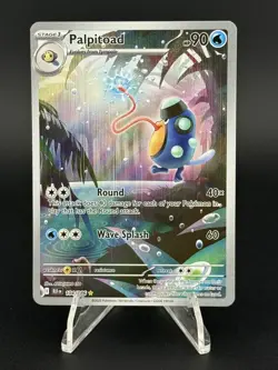 1x Palpitoad - 104/086 - Illustration Rare NM-Mint Pokemon SV10.5a - Black Bolt - Image 1