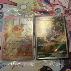 Pokemon TCG Promo Holo 2-Card Lot Tyrunt Fennekin EN - Image 1