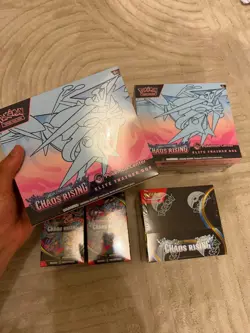 Pokemon Center Chaos Rising Bundle | 1 Booster Box, 2 Bundles, 2 PKC ETBs - Image 1
