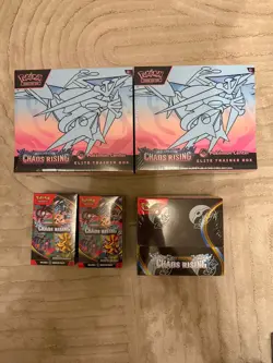 Pokemon Center Chaos Rising Bundle | 1 Booster Box, 2 Bundles, 2 PKC ETBs - Image 2
