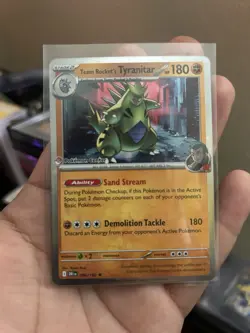Pokemon Center Team Rockets Tyranitar Promo Card 96/182 NM Condition - Image 1