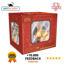 Pokemon collezione speciale super ultra premium charizard ex box display ita new - Image 1