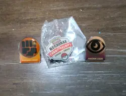 Pokemon Official SEALED Regional Championships 2008 - 2009 Pin + Energy Pins! - Image 1