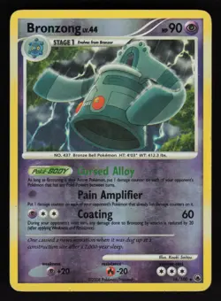 Bronzong 16/100 Rare Majestic Dawn Pokemon Reverse Holo MP - Image 1