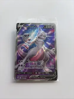 Pokemon TCG Mewtwo v SWSH229 Factory Sealed - Image 1