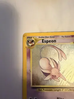 Espeon 1/75 Neo Discovery Holo Rare 80 HP English Pokemon TCG 2001 - Image 5