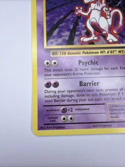 Pokemon MEWTWO 51/108 - EVOLUTIONS SET NON HOLO - NM+ - Image 4