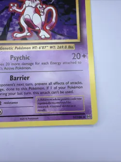 Pokemon MEWTWO 51/108 - EVOLUTIONS SET NON HOLO - NM+ - Image 5