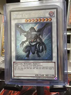 Dark End Dragon LCGX-EN188 Unlimited SECRET RARE YuGiOh Card - Image 1