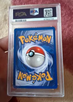 Psa Graded Holo Fossil Set Ditto Pokemon Card 3/62 - Image 3