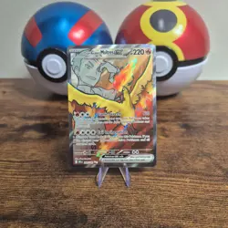 Pokemon TCG Team Rocket's Moltres EX 208/182 Destined Rivals Full Art - Image 1