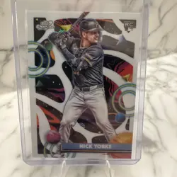 2025 Topps Cosmic Chrome Nick Yorke #32 White Hole Refractor (RC) Pirates - Image 1