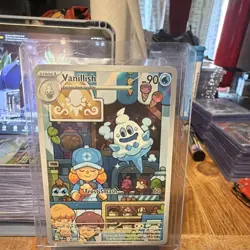 Pokemon TCG Vanillish 190/182 SV04 Paradox Rift Illus Rare Holo ENG 90 HP - Image 1
