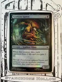 MTG Symbiote Spawn - Marvel's Spider-Man: Eternal-Legal (SPE) C 0011 NM *Foil* - Image 1