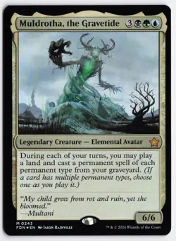 Muldrotha, the Gravetide 243 Mythic Foundations Magic: The Gathering Foil NM - Image 1