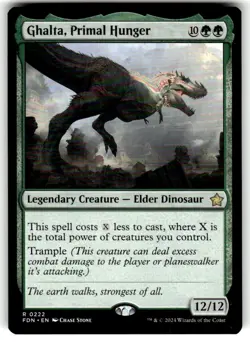 Foundations Magic: The Gathering Ghalta, Primal Hunger MTG - Image 1