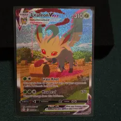 Pokemon TCG Leafeon VMAX 205/203 Evolving Skies Holo Secret Rare 310 HP 2021 - Image 1