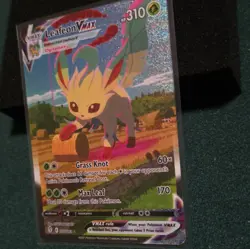 Pokemon TCG Leafeon VMAX 205/203 Evolving Skies Holo Secret Rare 310 HP 2021 - Image 3
