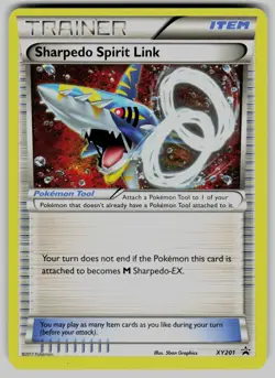 Sharpedo Spirit Link XY201 Promo XY Promo Pokemon Lightly Played - Image 1