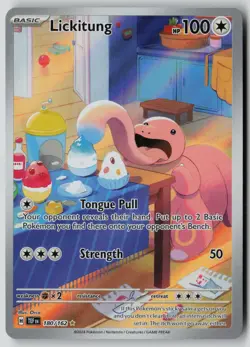 Lickitung 180/162 Illustration Rare Temporal Forces Pokemon NM - Image 1